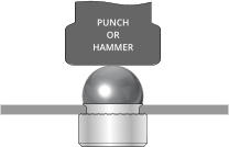 PUNCH OR HAMMER