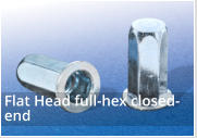 Flat Head Full Hexagon Closed End Rivet Nuts