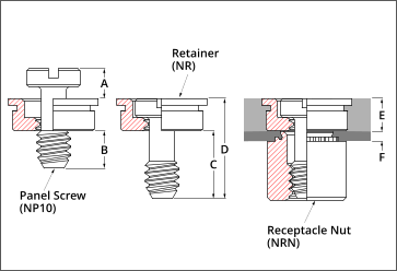 self-clinching panel screws